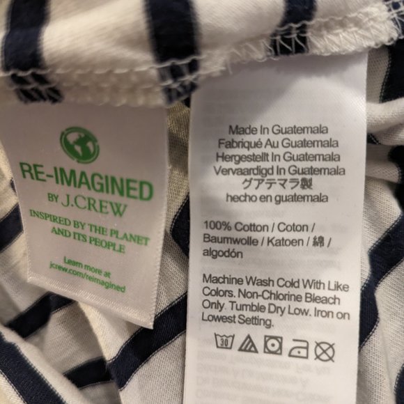 J. Crew new with tags white and black turtleneck - Picture 4 of 6